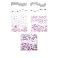 Crafter's Companion Gemini Birthday Embossing Folder, Stamp & Die Set