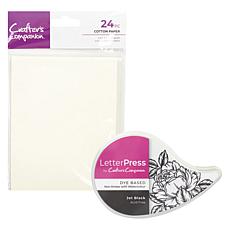 Crafter's Companion Inkpads and Cotton Paper 