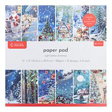 Crafter's Companion Night Before Christmas 12" x 12" Paper - 36 Sheets