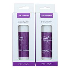 Crafter's Companion SnowFlurry Glitter Powder 2-pack