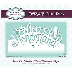 Creative Expressions Paper Cuts Edger Winter Wonderland Craft Die