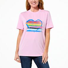 Curations X Nicole Hickl Authentic Self Pride Graphic Unisex Tee