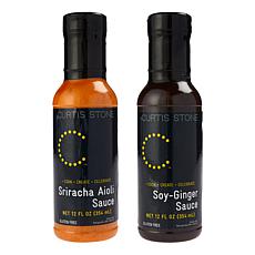 Curtis Stone (2) 12 oz. Combo Sauce Bottles