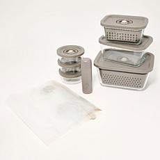 Curtis Stone 20-piece Vacuum Seal Container Set with Pump