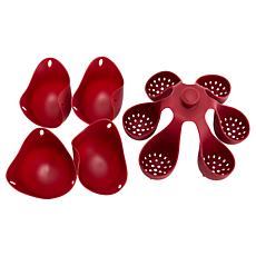 Curtis Stone Egg Boiler and Egg Poachers Set