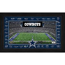 Dallas Cowboys 12" x 20" 2025 NFL Signature Gridiron