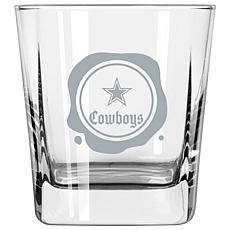 Dallas Cowboys 14oz. Frost Stamp Old Fashioned Glass