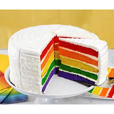 David's Cookies 7lb. Layered Vanilla Rainbow Cake