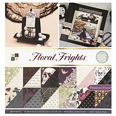 DCWV Double-Sided Cardstock Stack 12"x12" 36-pk - Floral Frights