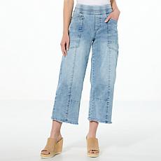 Democracy "Ab"solution® High-Rise Glider Wide-Leg Cropped Jean