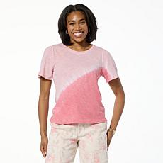 Democracy Tie Dye Knit Short Sleeve Tee