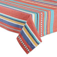 Design Imports 60" x 84" Verano Stripe Tablecloth
