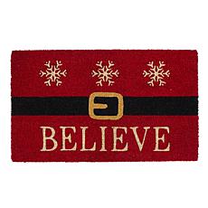 Design Imports Believe Santa Doormat