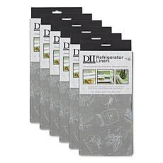 Design Imports Market Print Fridge Liners 6-pack