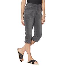 DG2 by Diane Gilman FLEXstretch Denim Pull-On Pedal Pusher