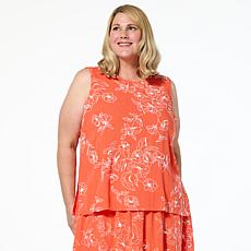 DG2 by Diane Gilman Linear Printed Essential Tank