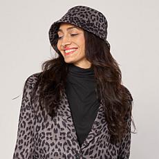 DG2 by Diane Gilman Printed Faux Suede Bucket Hat