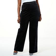 DG2 by Diane Gilman Stretch Velvet Pull-On Trouser