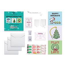 Diamond Art Club Peanuts Snoopy Christmas 3-Card Christmas Kit #2