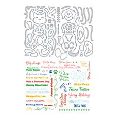 Diamond Press Critters in Lights Stamp & Die Kit 