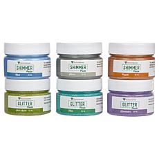 Diamond Press Glimmer and Shimmer Paste Set of 6