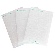 Diamond Press Thank You 3D Embossing Folders - Set of 3