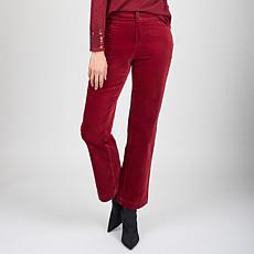 Diane Gilman Stretch Velveteen Baby Bootcut Pant