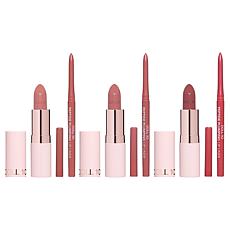 Doll 10 Get Dolled Up Peptide Plumping Lipstick & Liner Set with Gi...