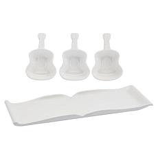 Dolly Parton 4-pc Guitar Condiment Set