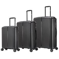 DUKAP Airley 3-Piece Lightweight Hardside Spinner Luggage Set