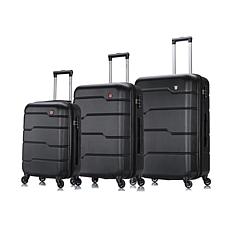 DUKAP Impact-Resistant Expandable Spinner Luggage