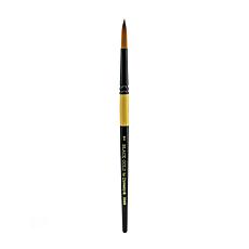 Dynasty Black Gold Series Synthetic Brushes Short Handle - 10 Round
