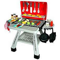 Easy Playhouse: BBQ Grill Toy Playset, Food & Cooking Accessories