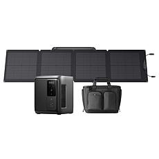 EcoFlow DELTA 3 Air Power Station with 110W Solar Panel & Bag