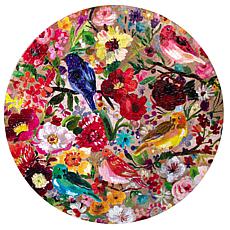 eeBoo Birds and Blossoms 500-Piece Round Puzzle