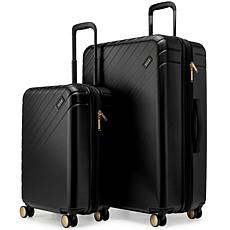 ELLE Louvre 2 Piece Expandable Polycarbonate Spinner Luggage Set