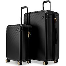 ELLE Louvre 2 Piece Expandable Polycarbonate Spinner Luggage Set