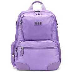 ELLE Voyage 20L Twill and Vegan Leather Backpack