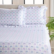 Emryn House 300TC 100% Cotton 4-piece Ruffle Sheet Set