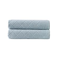 Hastings Home Hasting Home Bath Sheet Set - 2 Piece - Seafoam-Black