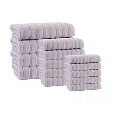 Enchante Home Vague Turkish Cotton 16 pcs Towel Set