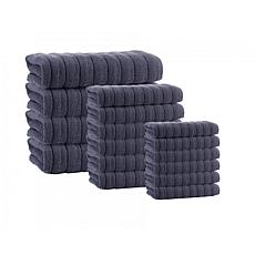Enchante Home Vague Turkish Cotton 16 pcs Towel Set