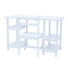 Fantasy Fields by Teamson Kids Play Desk with Shelves & Chair - White