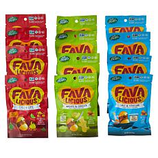 Favalicious 12-pack Wasabi & Ginger Fava Bean Snacks 