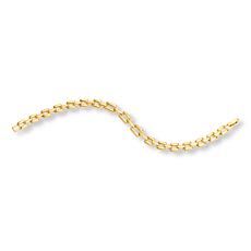 Fiorenza Polished Panther Link Bracelet