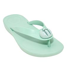 FitFlop iQushion Glossy-Button Flip Flops