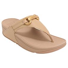 FitFlop Lulu Chunky Leather Toe-Post Sandals