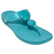FitFlop Solary Glossy-Disc Toe-Post Sandals