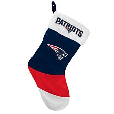 FOCO New England Patriots Plush Striped Hat Gnome Ornament