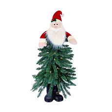 Fraser Hill Farm 3-Ft. Pre-Lit Artificial Christmas Tree with Santa...